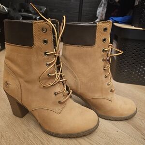 Women's Timberland Glancy Boots With Heel Size 7